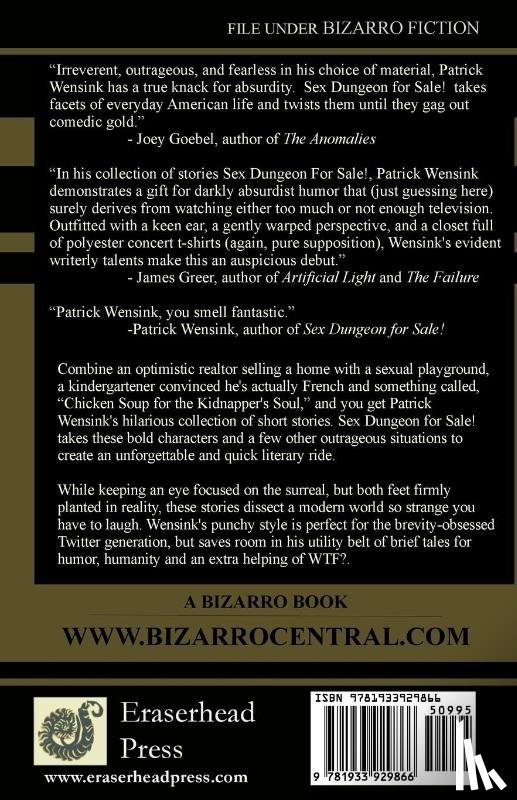 Wensink, Patrick - Sex Dungeon For Sale!