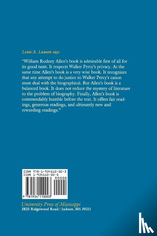 Allen, William Rodney - Walker Percy