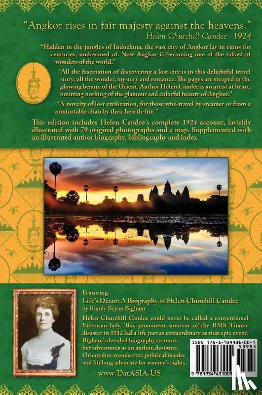 Candee, Helen Churchill, Bigham, Randy Brian - Angkor the Magnificent - The Wonder City of Ancient Cambodia
