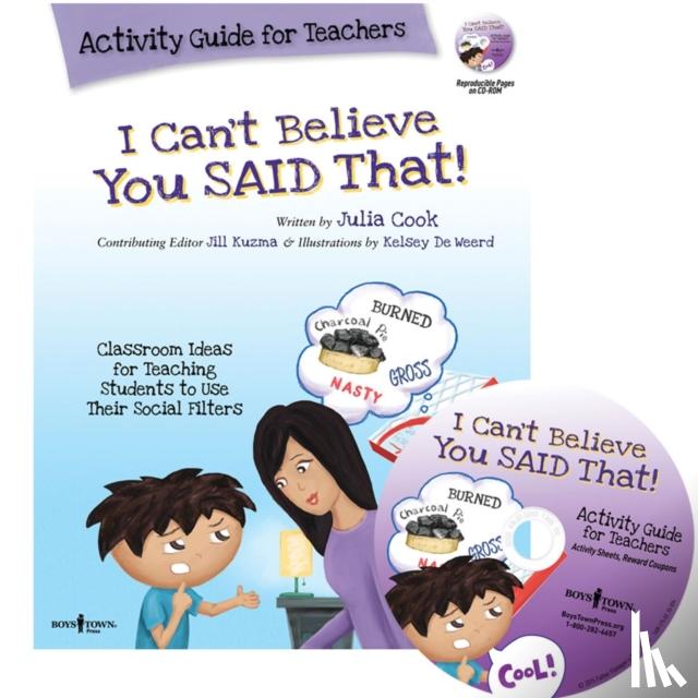 Cook, Julia (Julia Cook) - I Can't Believe You Said That! Activity Guide for Teachers