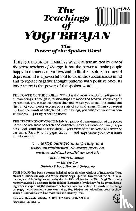 Yogi Bhajan, PhD - The Teachings of Yogi Bhajan