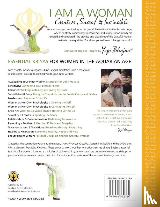 Yogi Bhajan, PhD - I am a Woman Creative, Sacred & Invincible