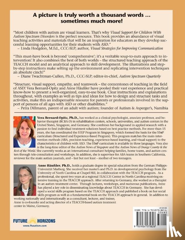 Bernard-Opitz, Vera, Haussler, Anne - Visual Support for Children with Autism Spectrum Disorders