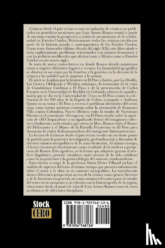 Ramos, Luis Arturo - Cronicas Desde El Pais Vecino