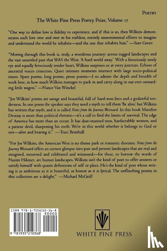 Wilkins, Joe - Notes from the Journey Westward