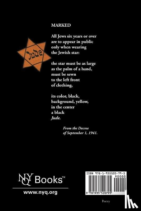 Herz, Stephen - Marked: Poems of the Holocaust