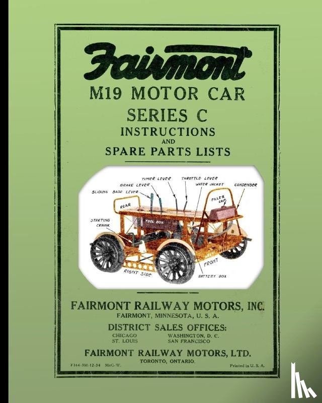 Inc, Fairmont Railway Motors - Fairmont M19 Motor Car Series C
