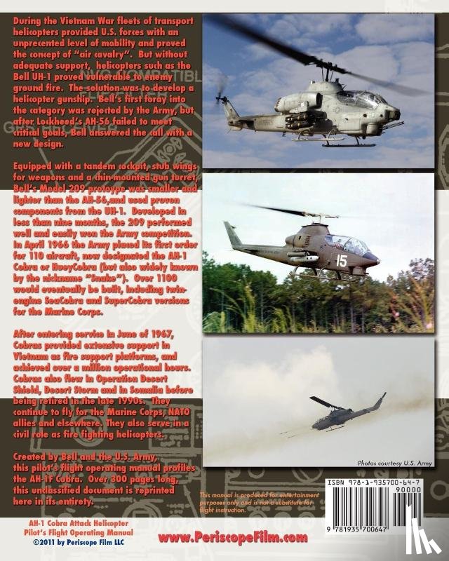 Department of the Army, Headquarters - AH-1 Cobra Attack Helicopter Pilot's Flight Operating Instructions