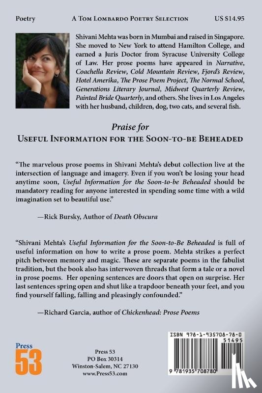 Mehta, Shivani - Useful Information for the Soon-to-be Beheaded