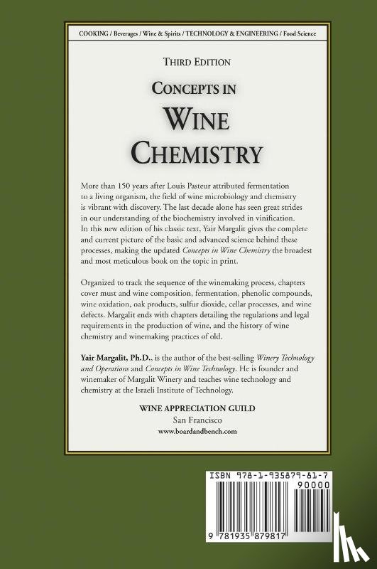 Margalit, Yair - Concepts in Wine Chemistry