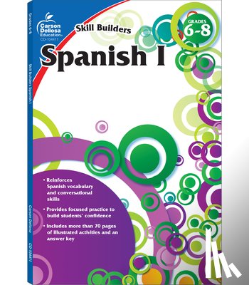 Carson Dellosa Education - Spanish I, Grades 6 - 8 (Skill Builders), Grades 6 - 8