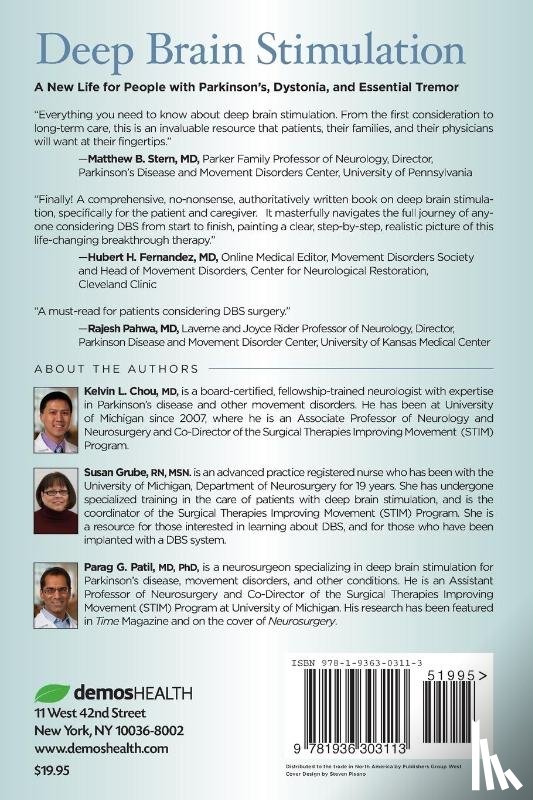 Chou, Kelvin L., Grube, Susan, Patil, Parag - Deep Brain Stimulation