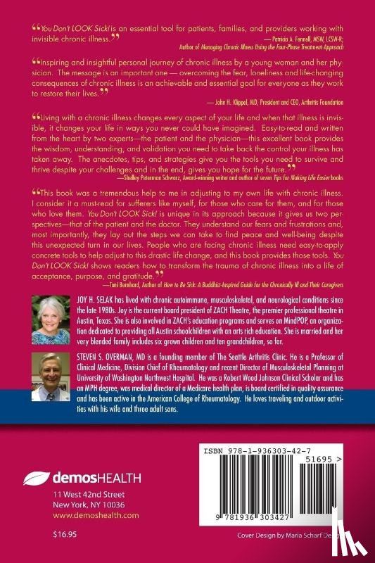 Selak, Joy H., Overman, Steven S. - You Don't Look Sick!