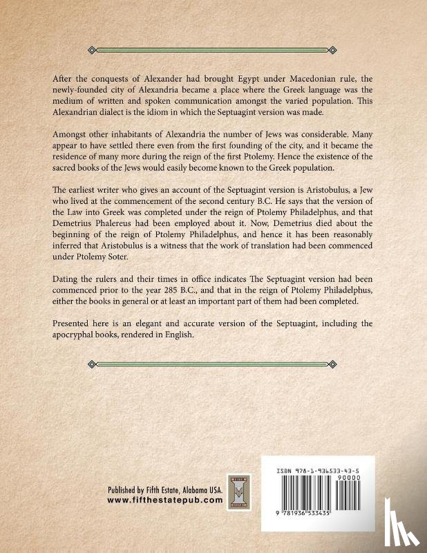Brenton, C L - The Septuagint with Apocrypha in English