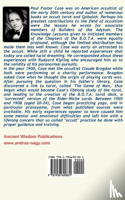 Case, Paul Foster - An Introduction to the Study of the Tarot
