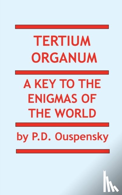 Ouspensky, P D - Tertium Organum