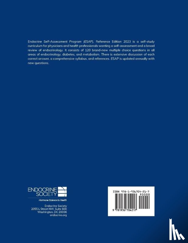 Endocrine Society - Endocrine Self-Assessment Program 2023