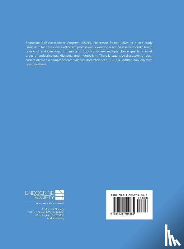  - Endocrine Self-Assessment Program Questions, Answers, and Discussions (ESAP 2024)