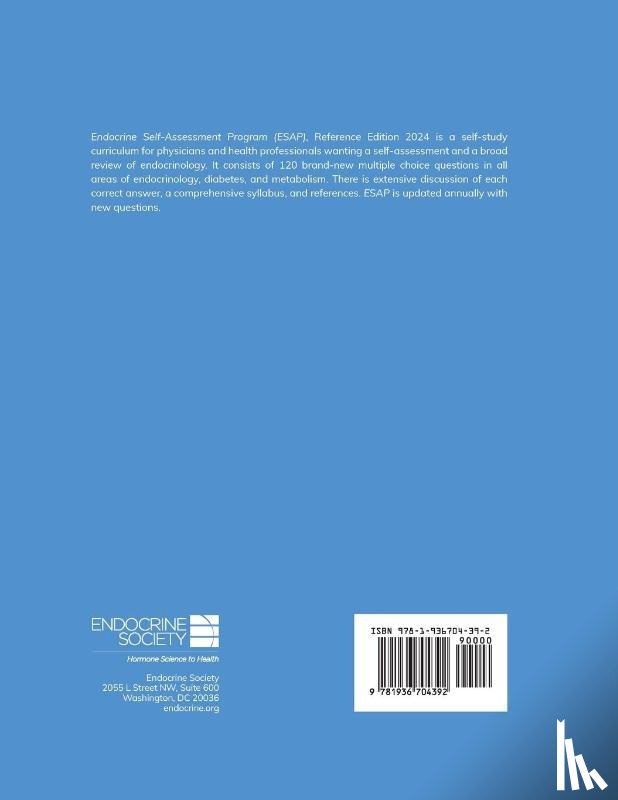  - Endocrine Self-Assessment Program Questions, Answers, and Discussions (ESAP 2024)
