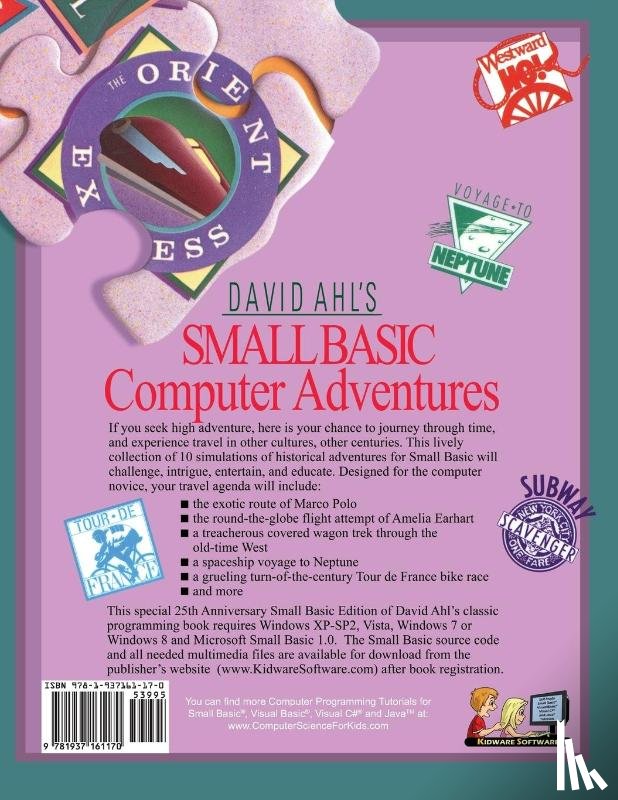 Ahl, David H, Conrod, Philip - David Ahl's Small Basic Computer Adventures - 25th Annivesary Edition - 10 Treks & Travels Through Time & Space