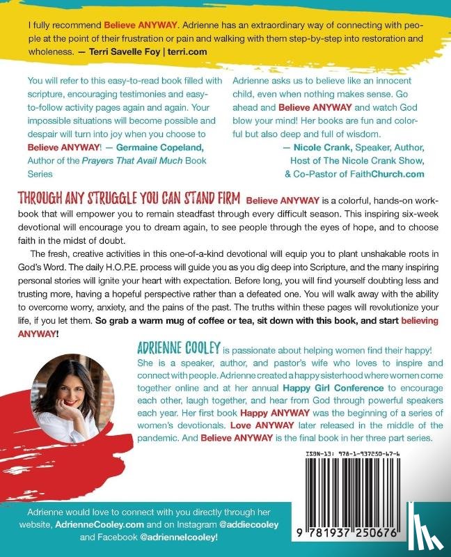 Cooley, Adrienne - Believe ANYWAY