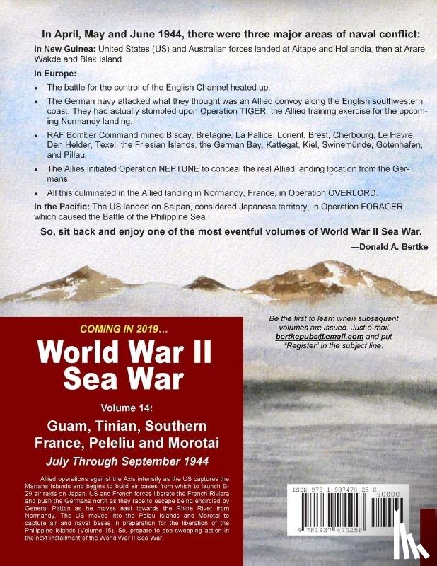 Kindell, Don, Bertke, Donald A, Smith, Gordon - World War II Sea War, Volume 13
