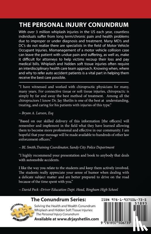 Shetlin, Dr R Jay - Whiplash and Hidden Soft Tissue Injuries