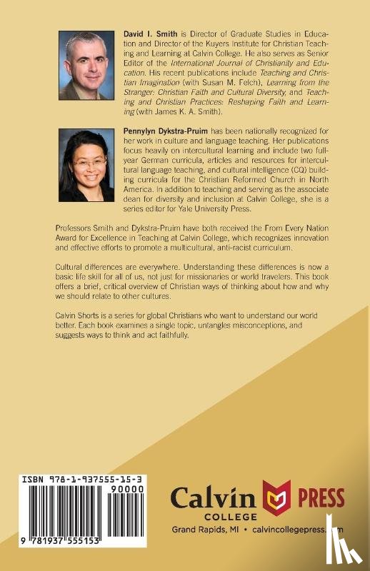 Smith, David I, Dykstra-Pruim, Professor Pennylyn - Christians and Cultural Difference