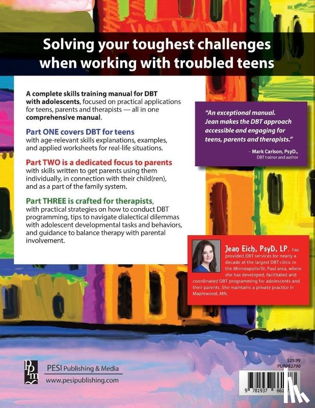 Eich, Jean - Dialectical Behavior Therapy Skills Training with Adolescents