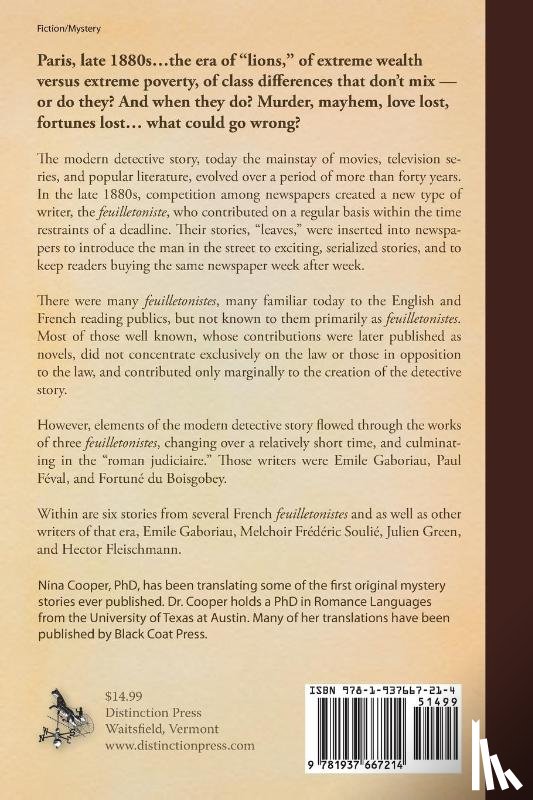 NINA COOPER - 19th Century French Mysteries