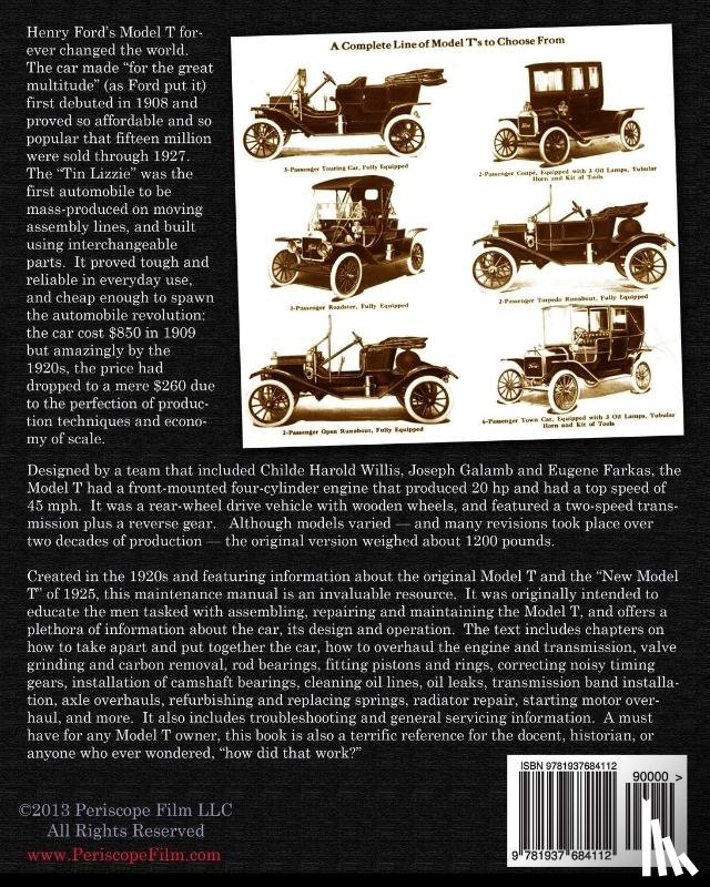 Ford Motor Company - Model T Ford Service