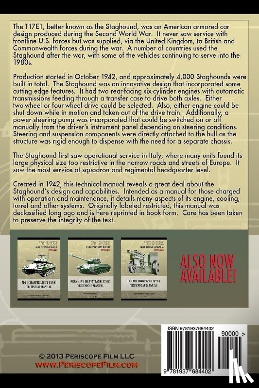 Department, War - TM 9-741 Staghound Medium Armored Car T17E1 Technical Manual
