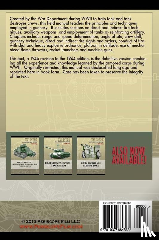 War Department - Tank and Tank Destroyer Gunnery Field Manual