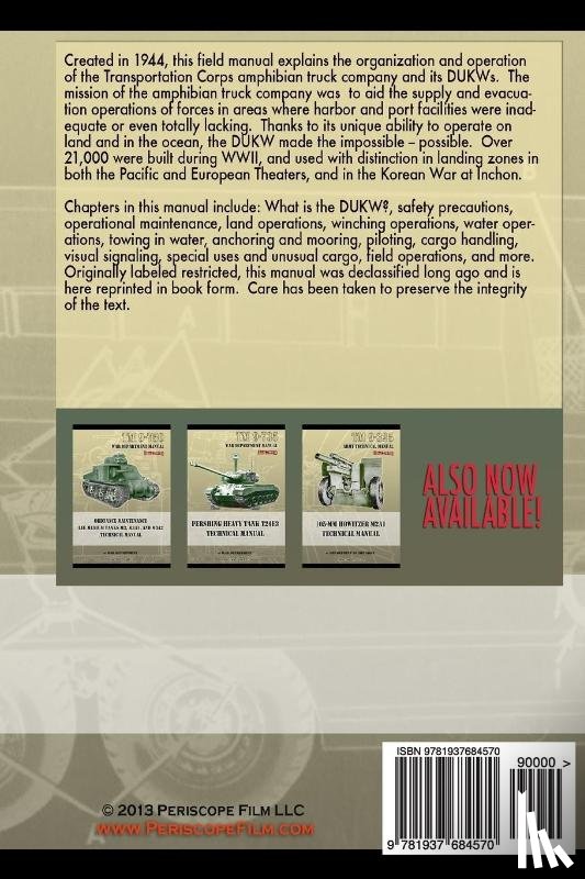 War Department - Amphibian Truck Company Field Manual