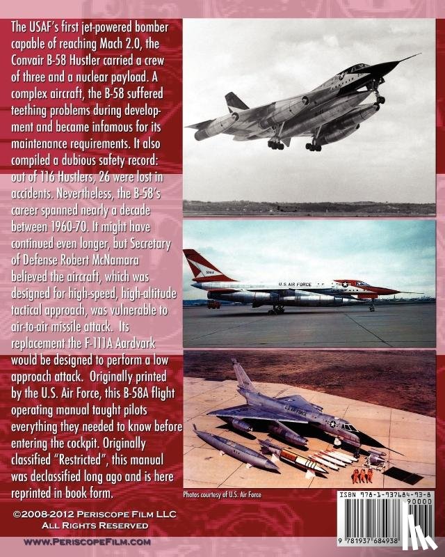 Air Force, United States - B-58 Hustler Pilot's Flight Operating Instructions