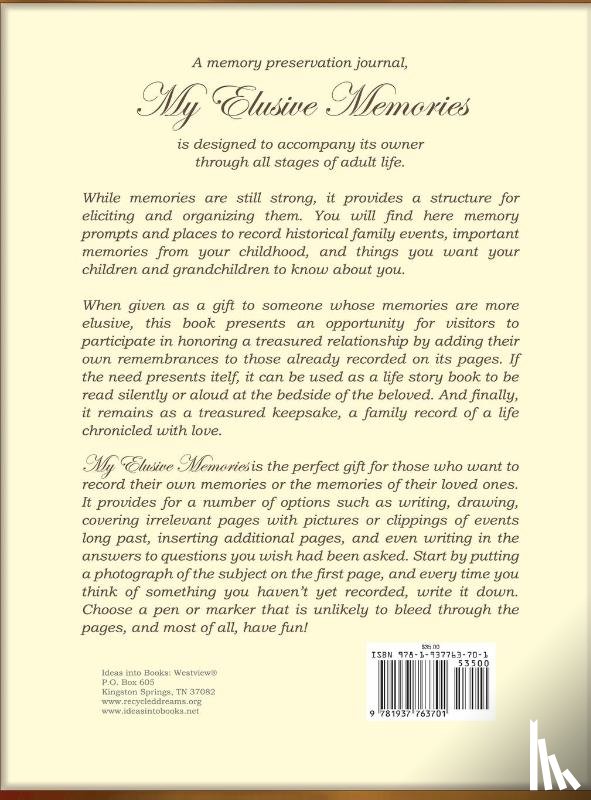 Nelson, M C - My Elusive Memories