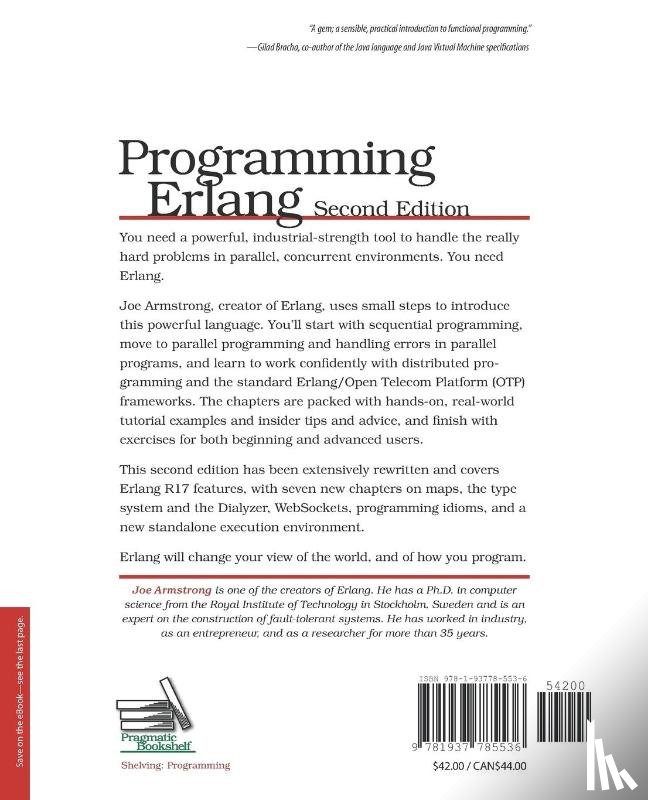 Armstrong, Joe - Programming Erlang 2ed