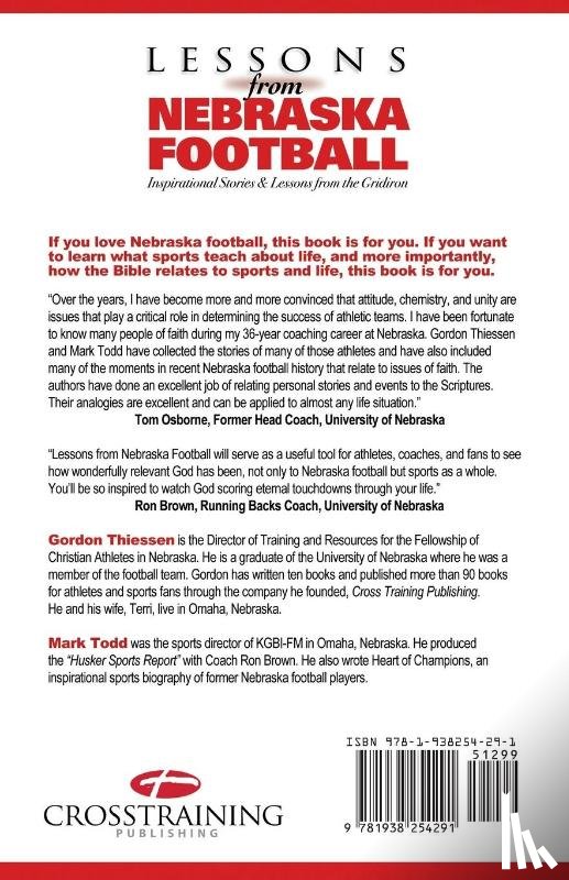 Gordon, Thiessen, Mark, Todd - Lessons from Nebraska Football