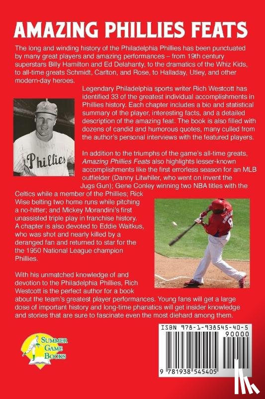 Westcott, Rich - Amazing Phillies Feats
