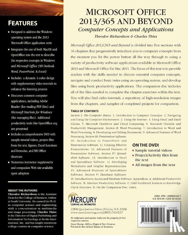 Thies, Charles, Richardson, Theodor - Microsoft Office 2013/365 and Beyond