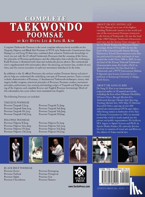 Lee, Kyu Hyung, Kim, Sang H - Complete Taekwondo Poomsae