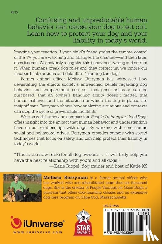 Berryman, Melissa - People Training for Good Dogs