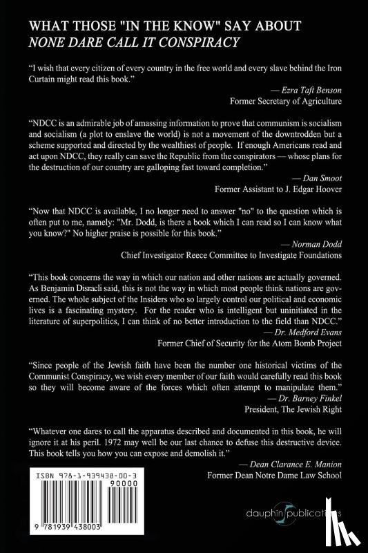 Allen, Gary, Abraham, Larry - None Dare Call It Conspiracy