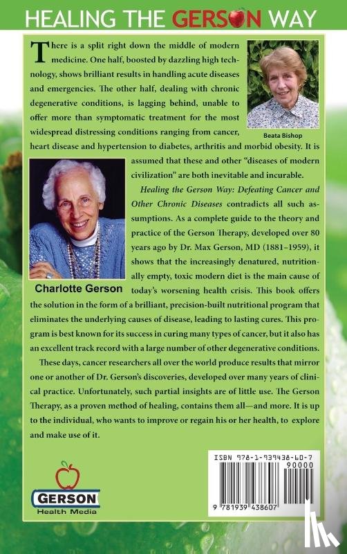 Gerson, Charlotte - Healing The Gerson Way