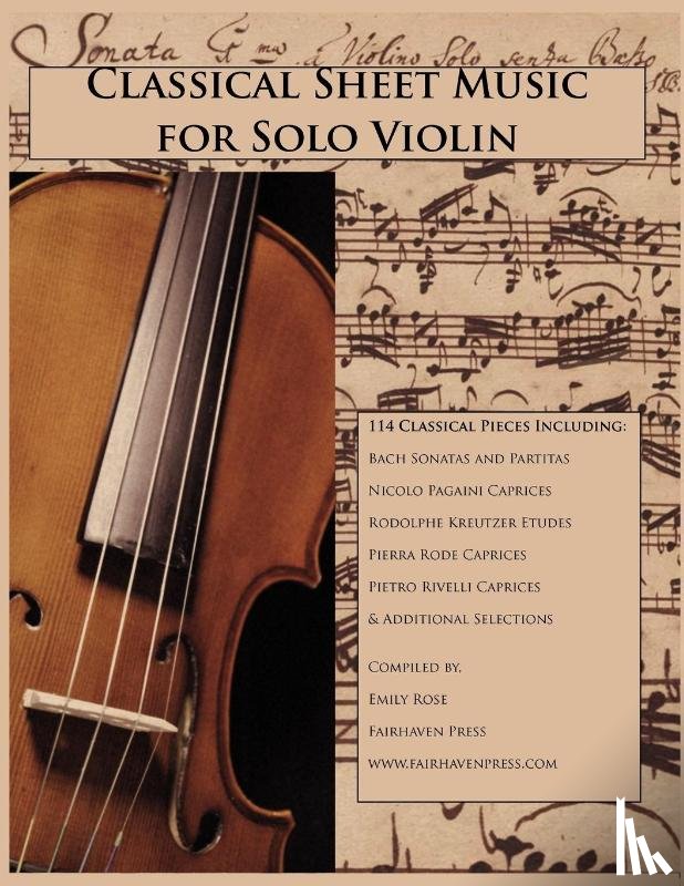 Rose, Emily - Classical Sheet Music for Solo Violin
