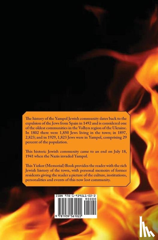  - A City in Flames - Yizkor (Memorial) Book of Yampol, Ukraine
