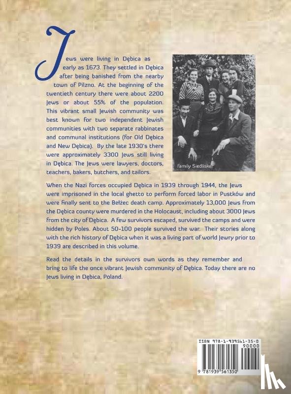 Leibl, D - The Book of Dembitz (Dębica, Poland) - Translation of Sefer Dembitz