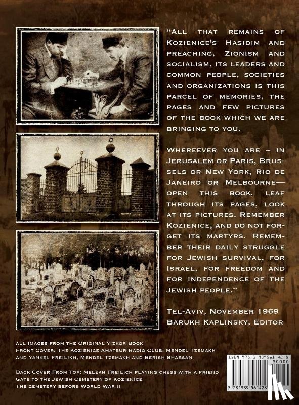  - Memorial Book of Kozienice (Poland) - Translation of Sefer Zikaron le-Kehilat Kosznitz