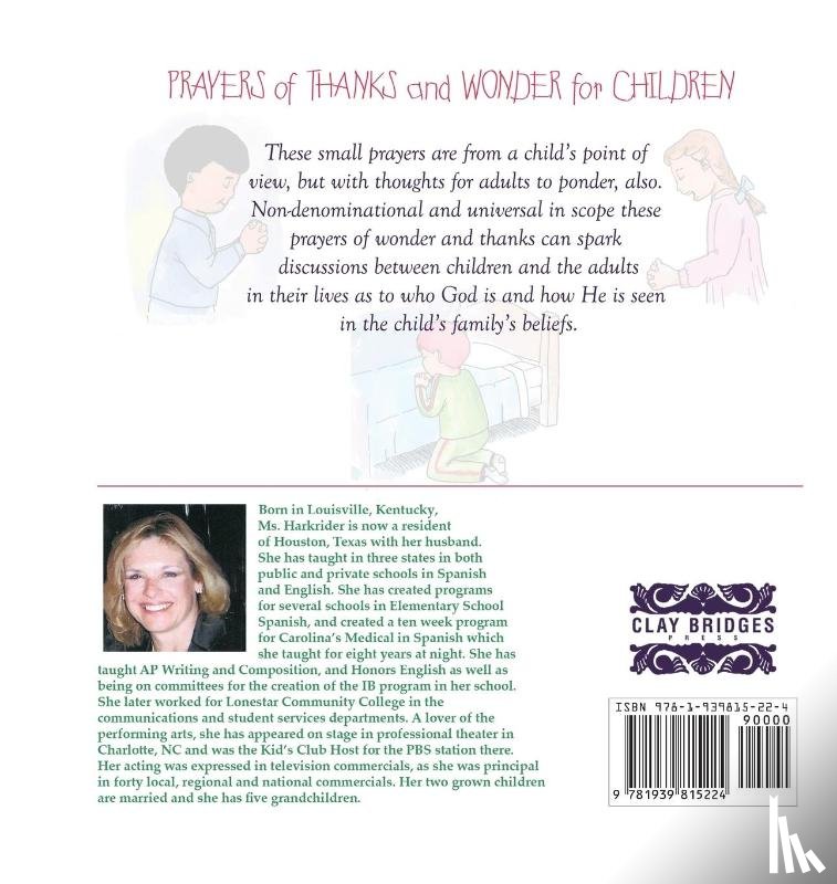 Harkrider, Marilyn - Prayers of Thanks and Wonder for Children
