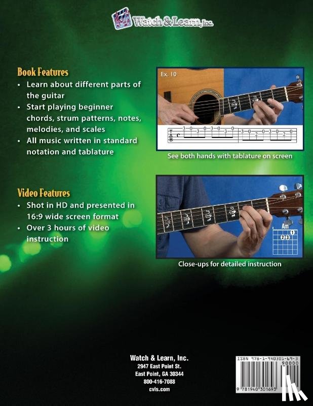 Vogl, Peter - Beginner Guitar Lessons Book 1 with Online Video Access
